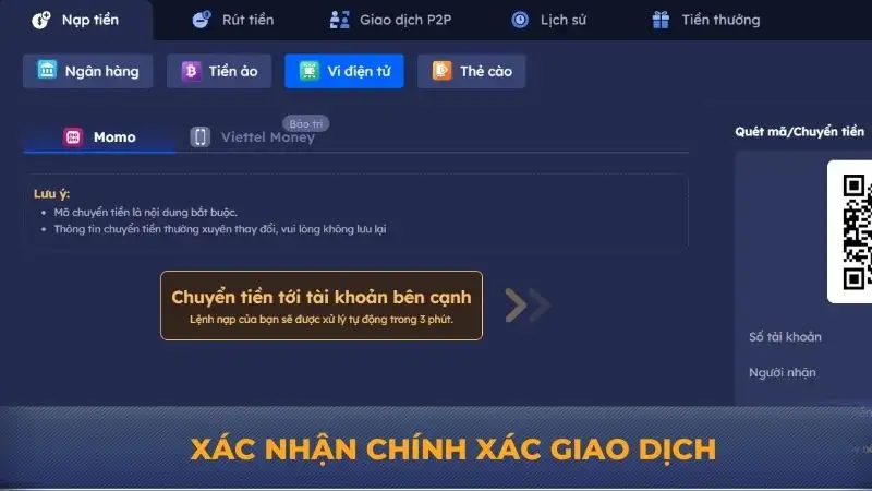 Nạp tiền DA88 – Thực hiện giao dịch nhanh chóng và an toàn