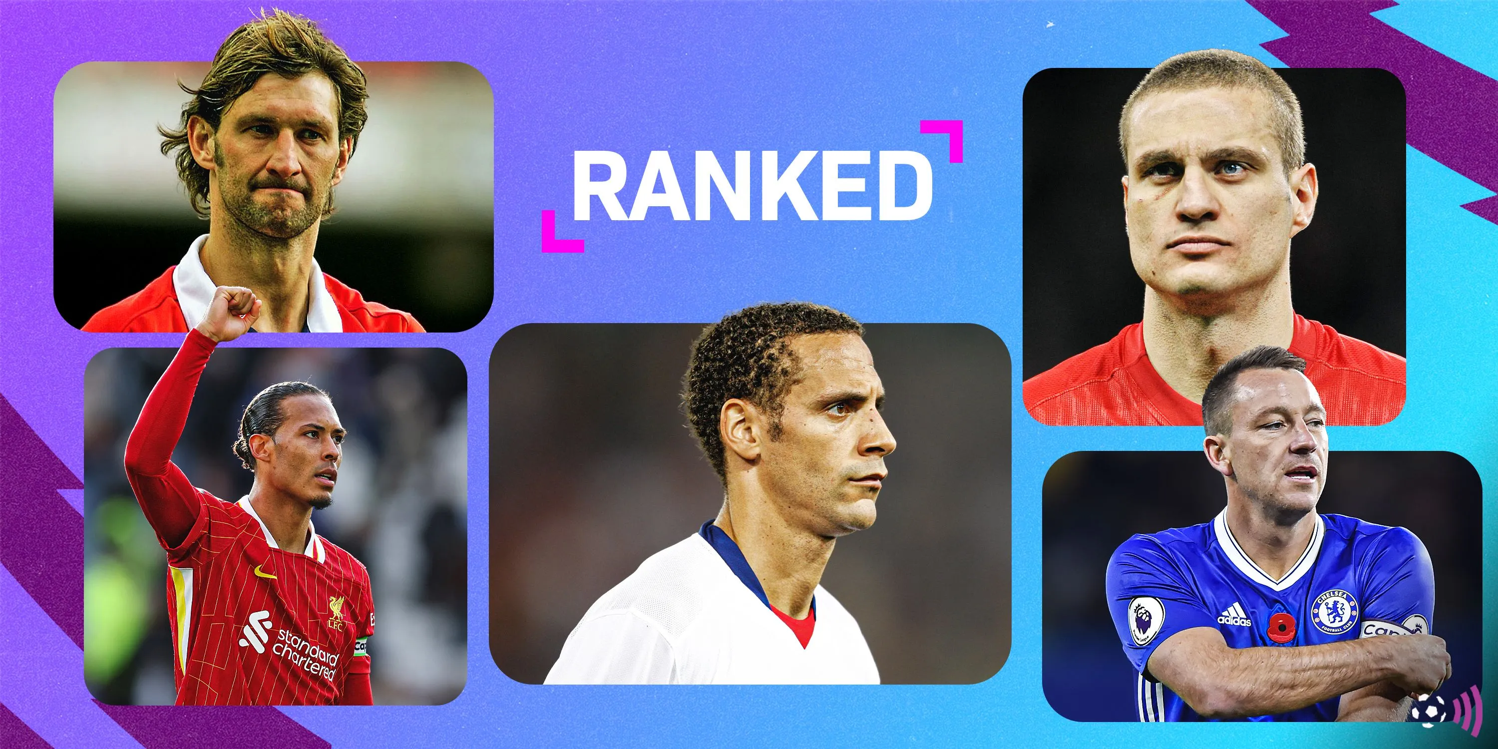 Đánh giá các trung vệ xuất sắc nhất Premier League: Ledley King được so sánh với Rio Ferdinand và Nemanja Vidic bởi Dimitar Berbatov