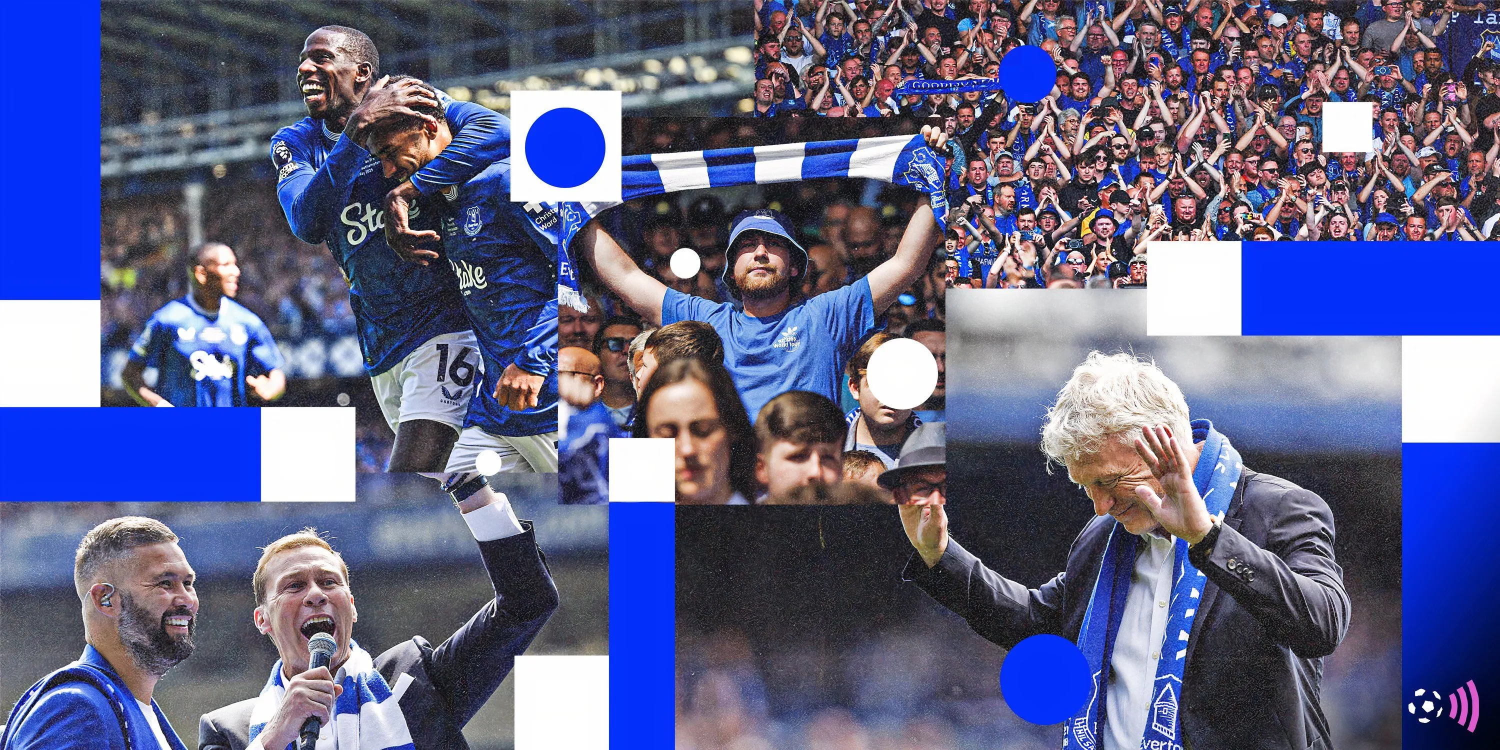 Khán giả Everton tri ân Goodison Park sau trận đấu cuối cùng