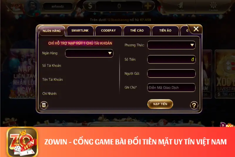 Nạp Tiền Zowin – Bước Đệm Bùng Nổ Cho Hành Trình Cá Cược 6 Nạp Tiền Zowin – Bước Đệm Bùng Nổ Cho Hành Trình Cá Cược