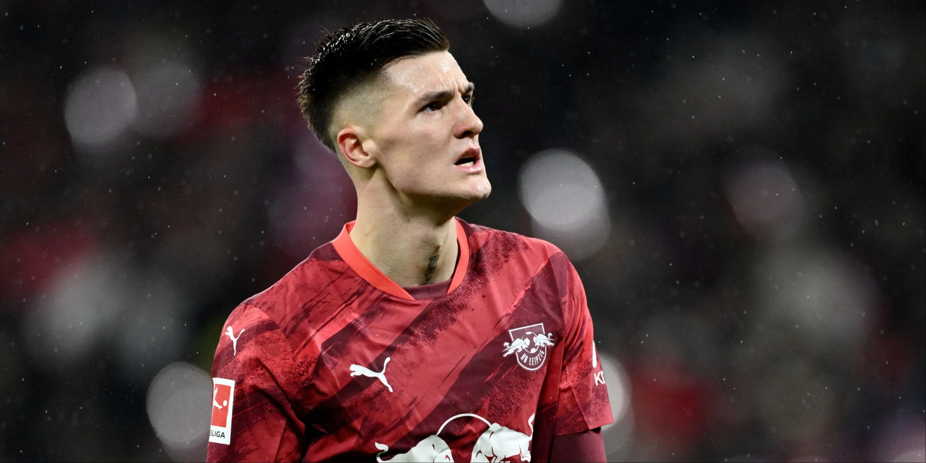 Tiền đạo Benjamin Sesko trong màu áo RB Leipzig