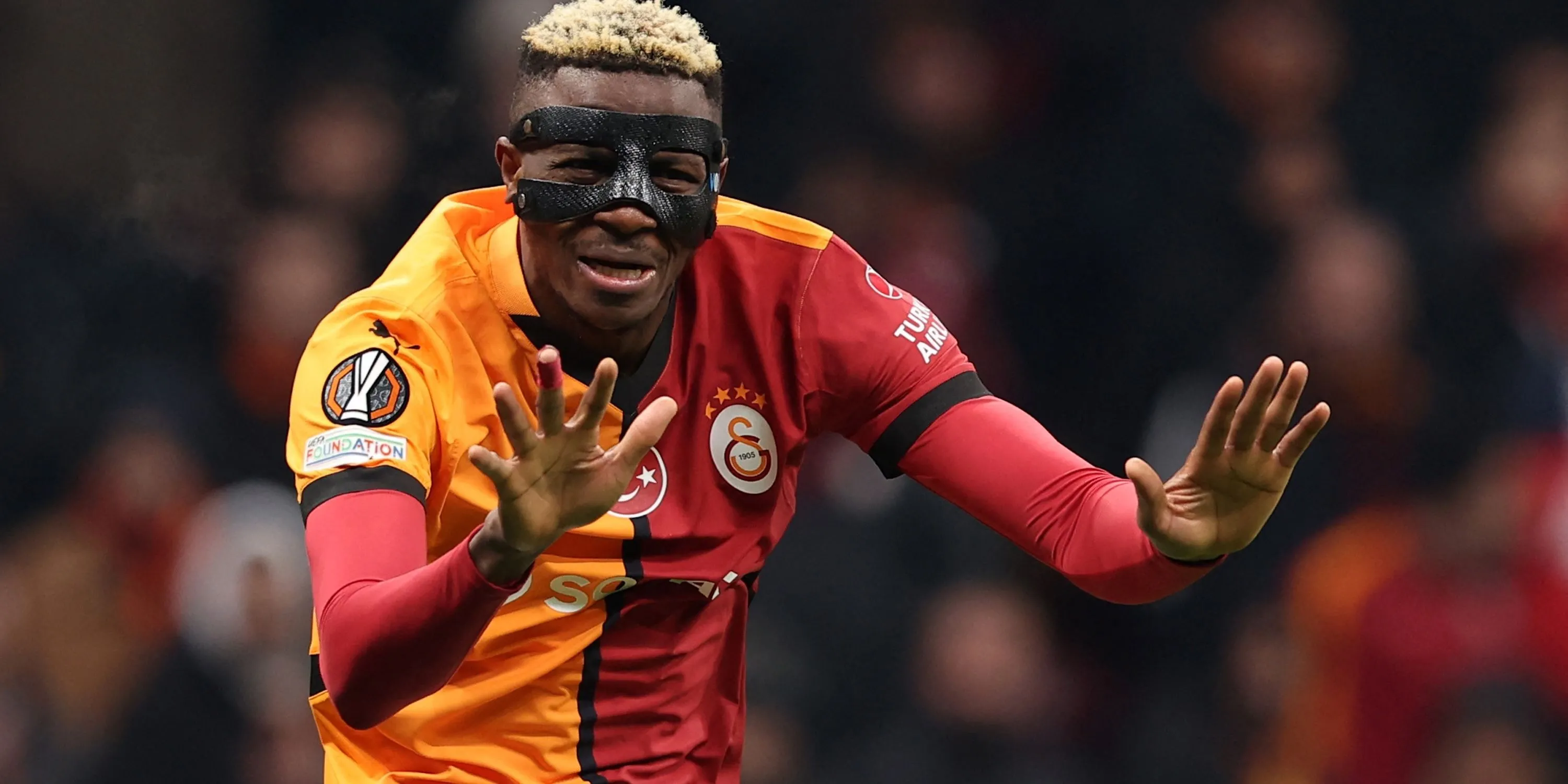 Tiền đạo Victor Osimhen trong màu áo Napoli