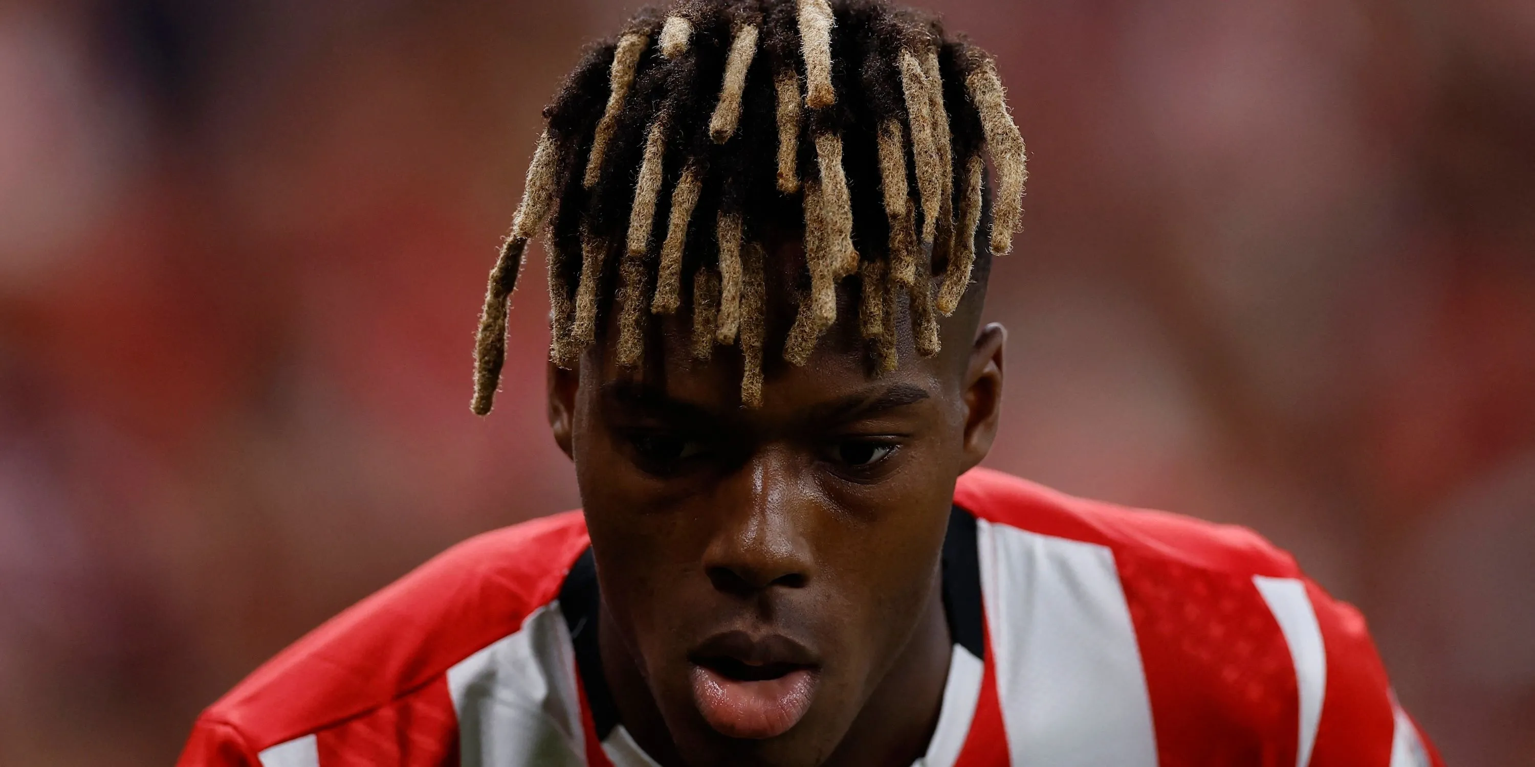Cầu thủ chạy cánh Nico Williams của Athletic Bilbao, mục tiêu tin đồn của Arsenal