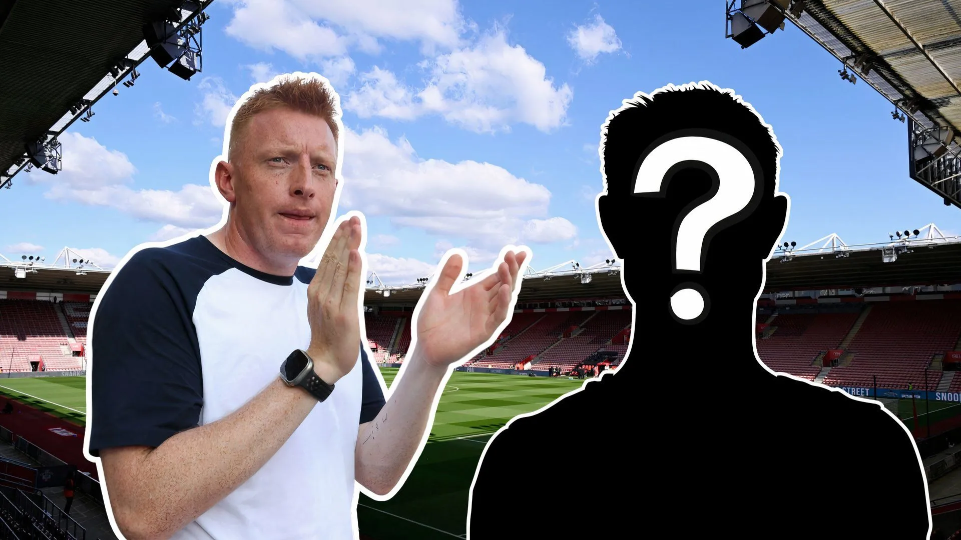 Huấn luyện viên Will Still trên sân đấu sau khi được bổ nhiệm HLV Southampton