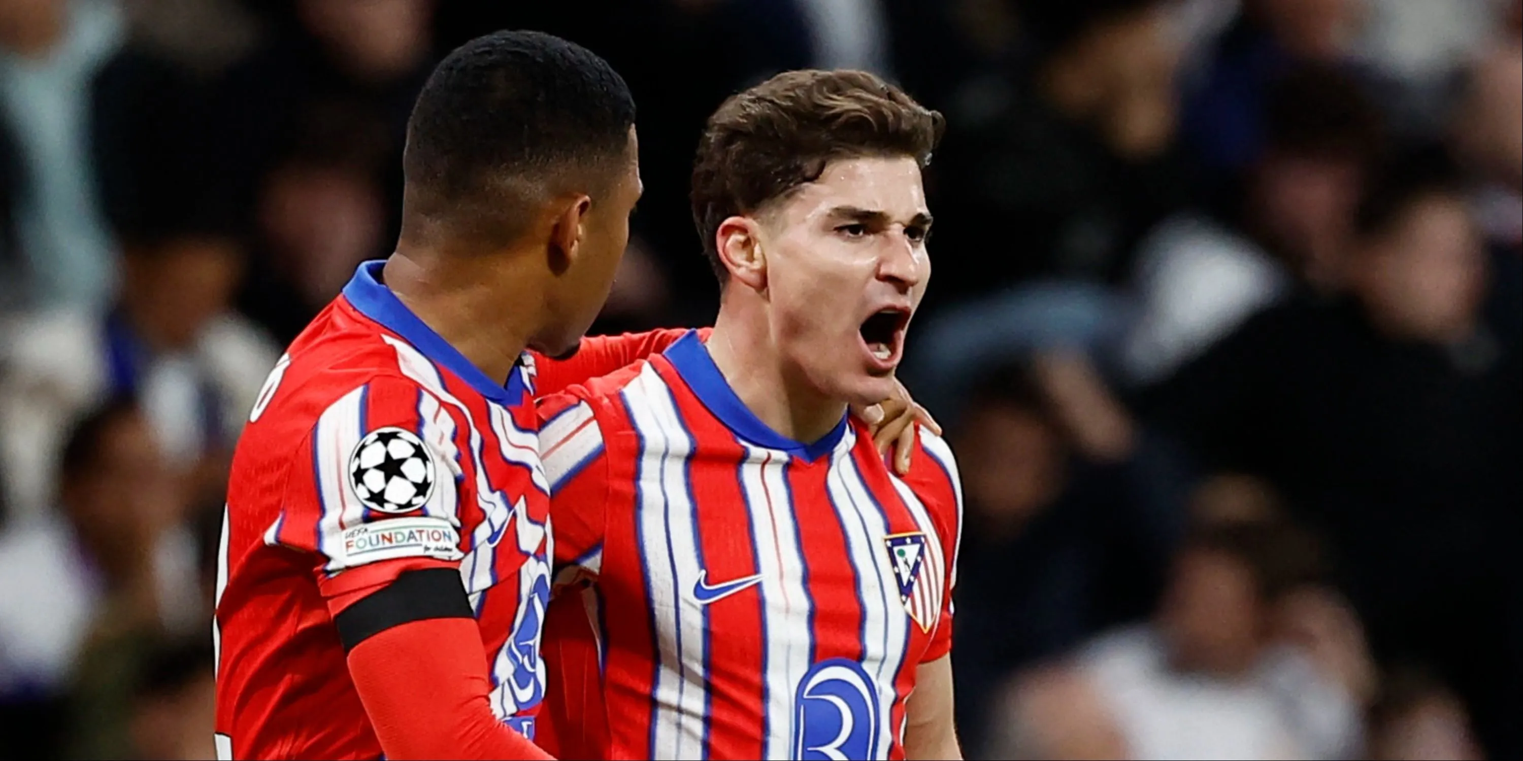 Julian Alvarez thể hiện kỹ năng trên sân cho Atletico Madrid