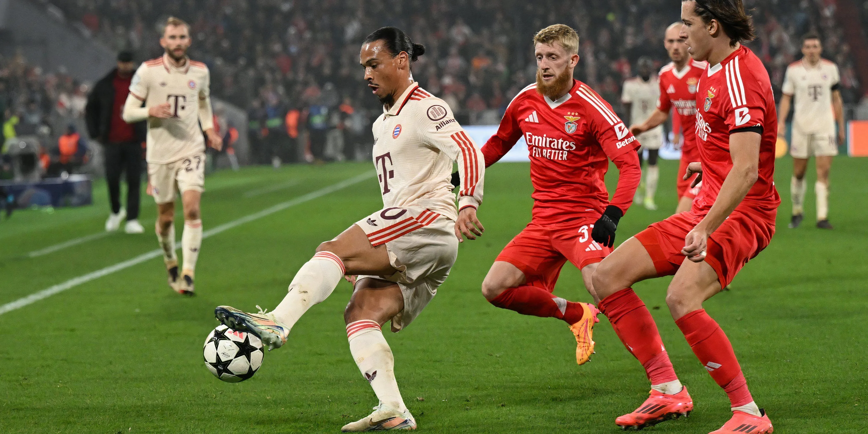 Tiền vệ Leroy Sane trong màu áo Bayern Munich, mục tiêu chuyển nhượng tiềm năng của Arsenal