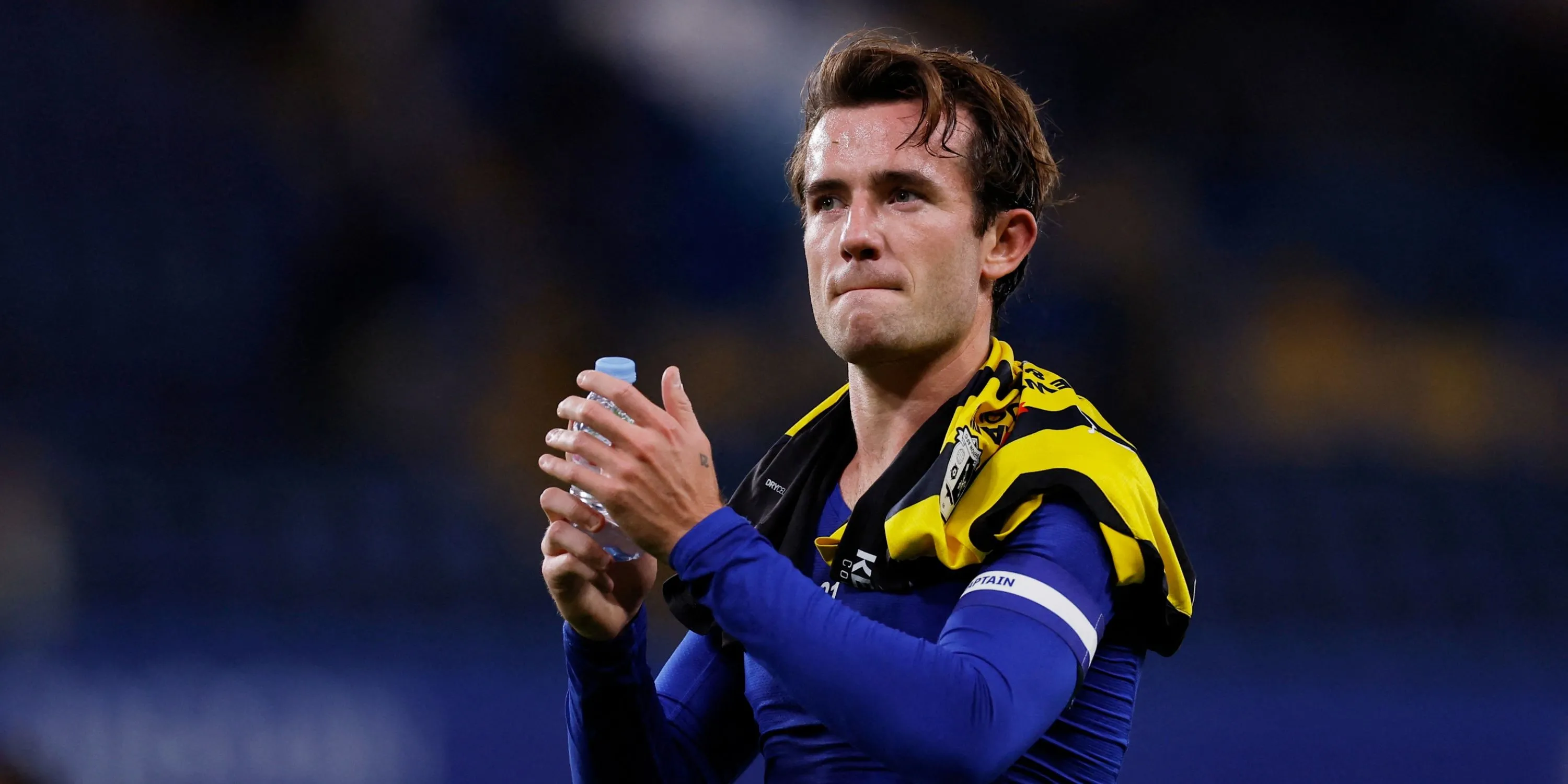 Ben Chilwell khoác áo Chelsea, đang thi đấu