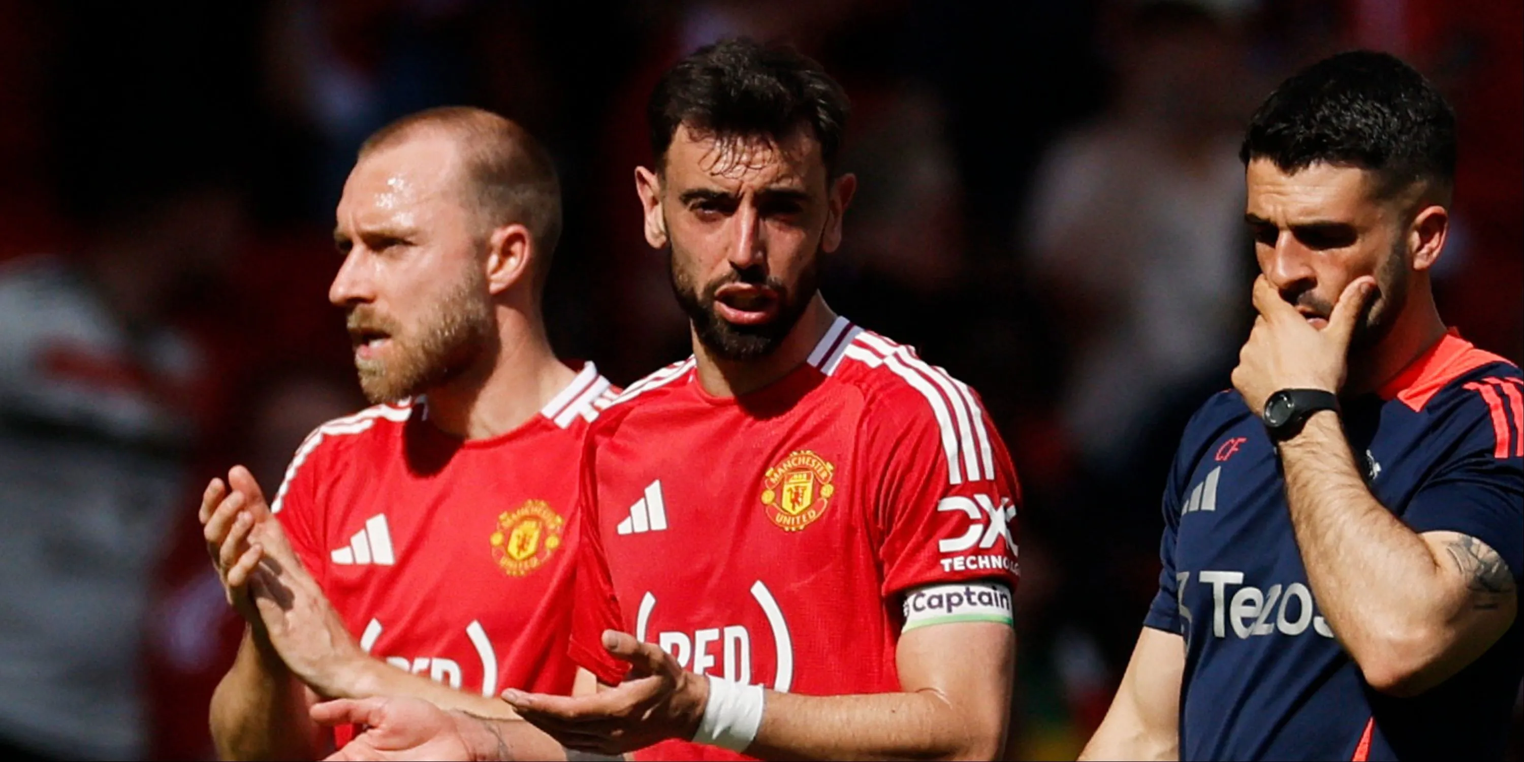 Bruno Fernandes, đội trưởng Manchester United, đang gồng gánh tuyến giữa