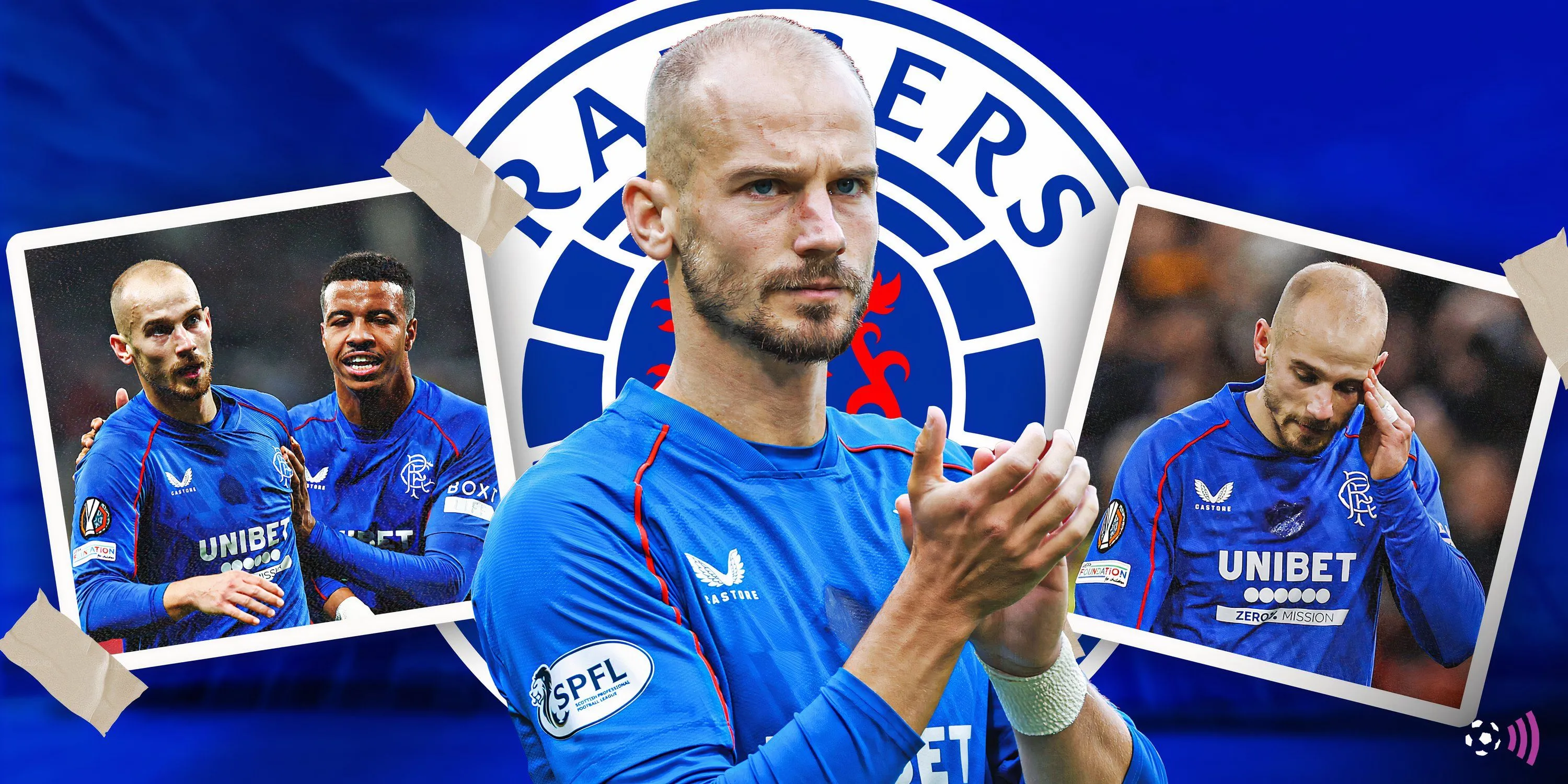 cerny cầu thủ rangers trong trận đấu scottish premiership