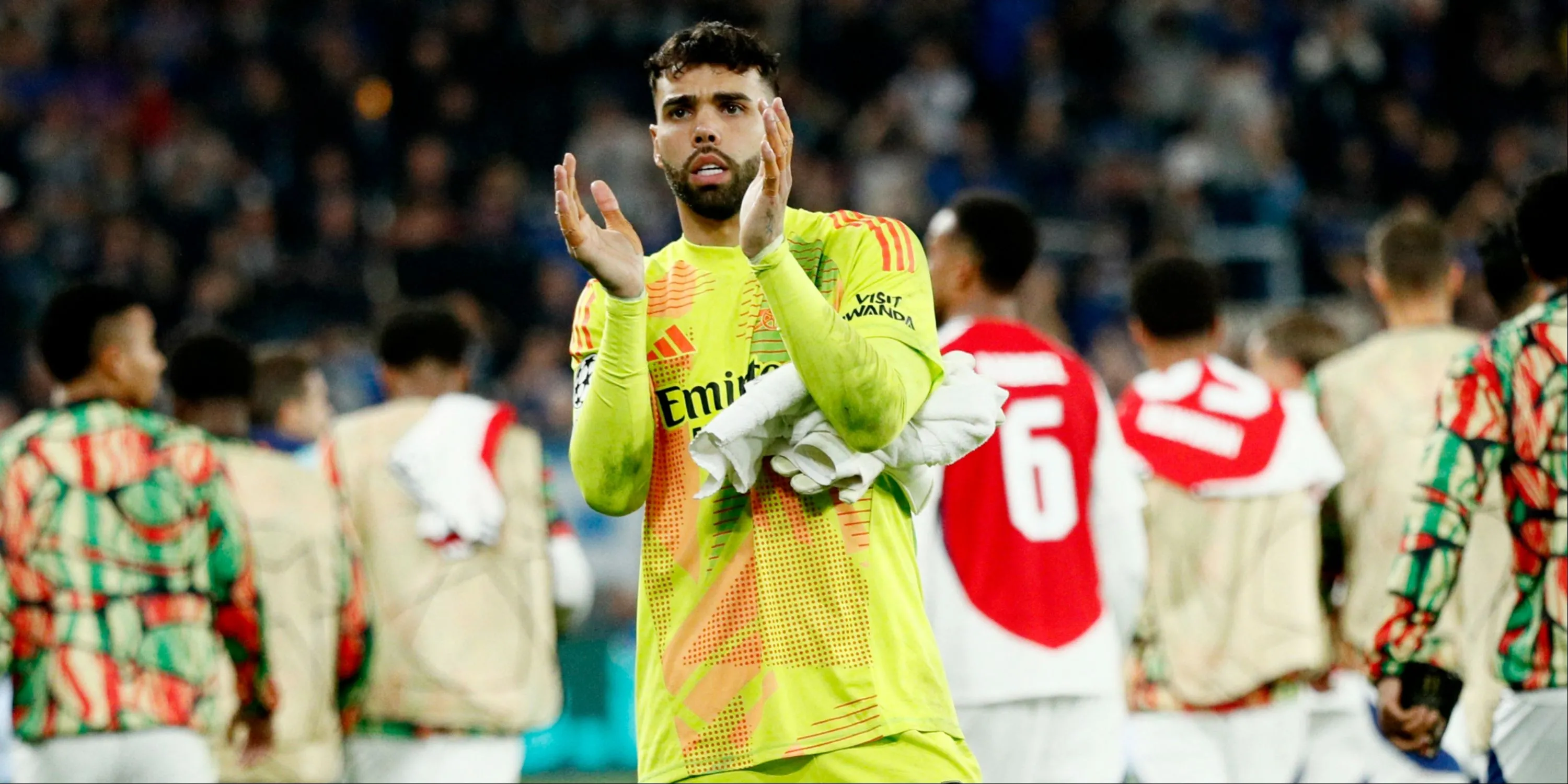 David Raya thi đấu cho Arsenal tại Ngoại hạng Anh