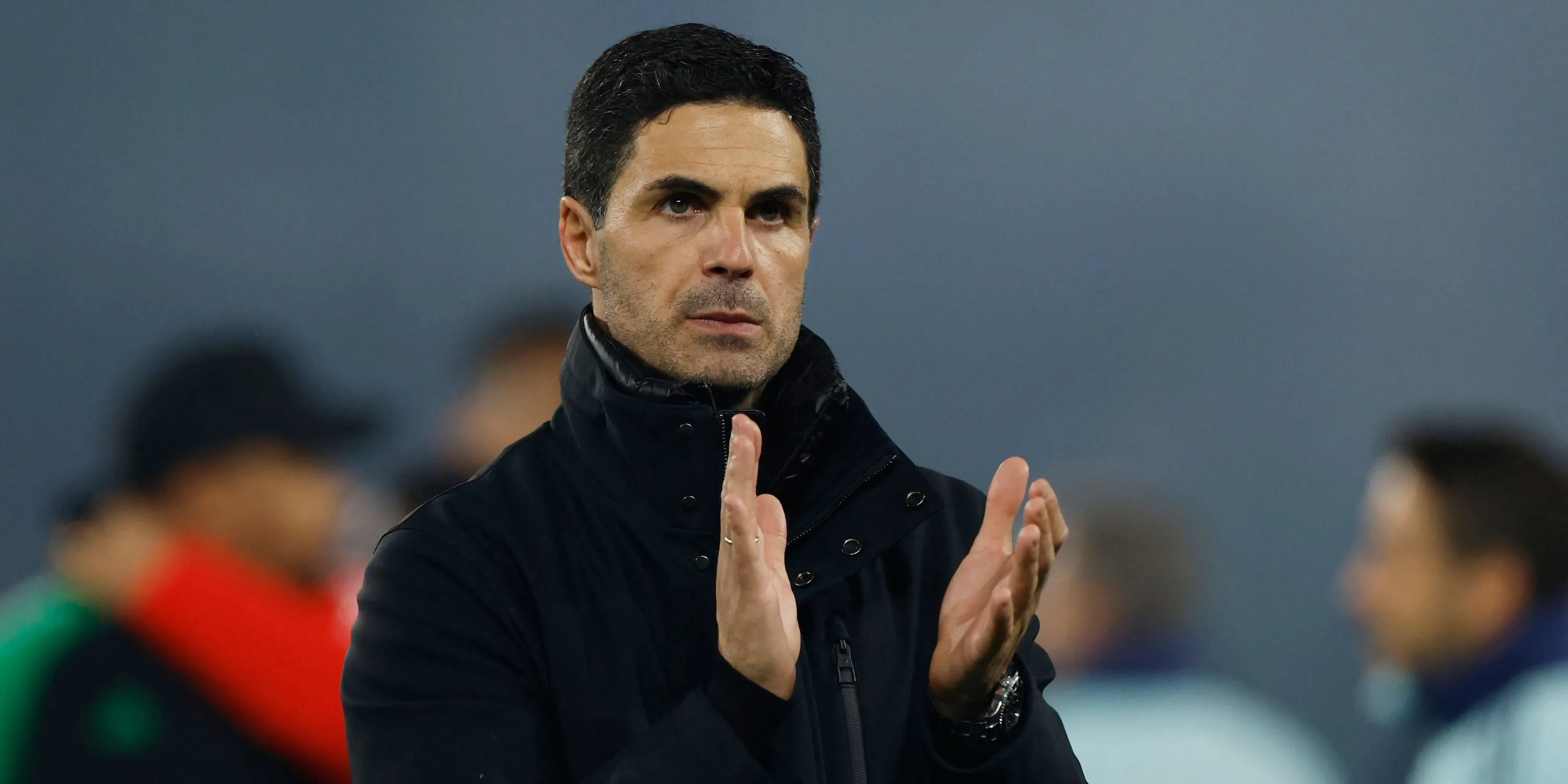 Mikel Arteta, huấn luyện viên Arsenal, trong một trận đấu