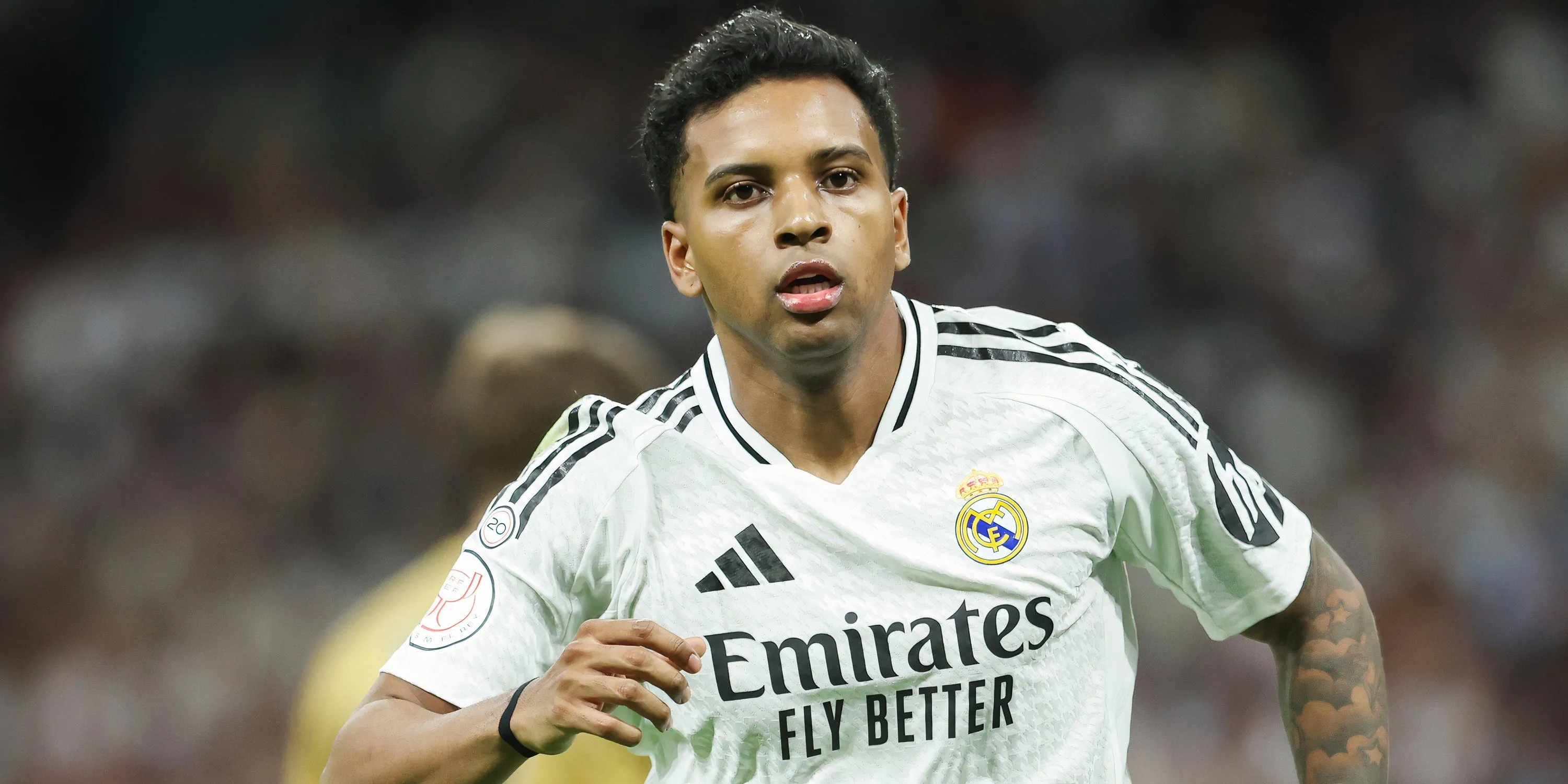 Rodrygo trong một pha xử lý bóng cho Real Madrid, mục tiêu chuyển nhượng của Arsenal