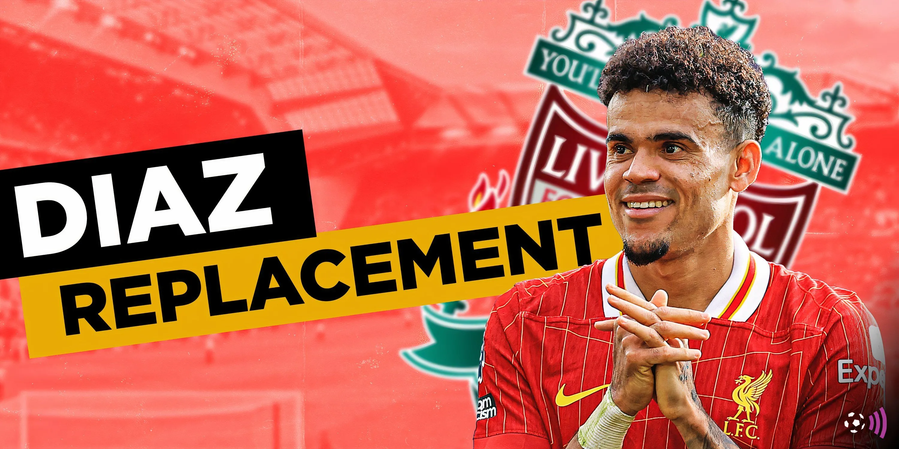 Tiền đạo Luis Diaz của Liverpool trên sân tập