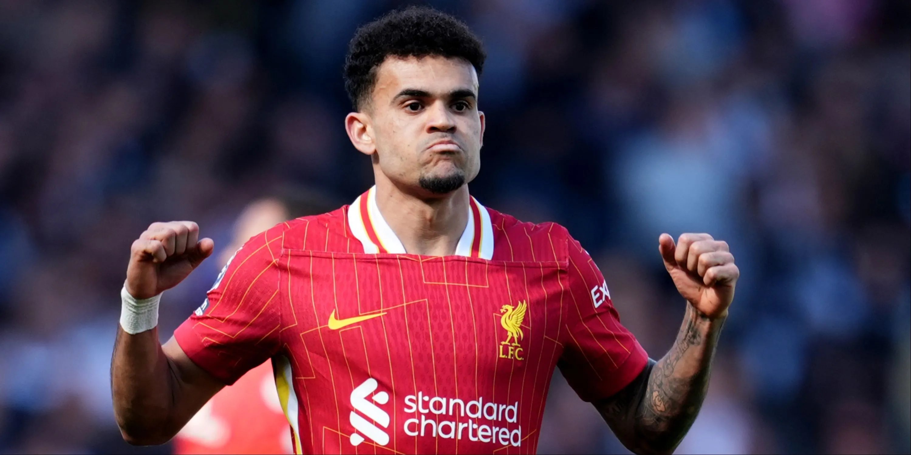 Tiền vệ cánh Luis Diaz của Liverpool đang đứng trước tin đồn chuyển nhượng nóng bỏng