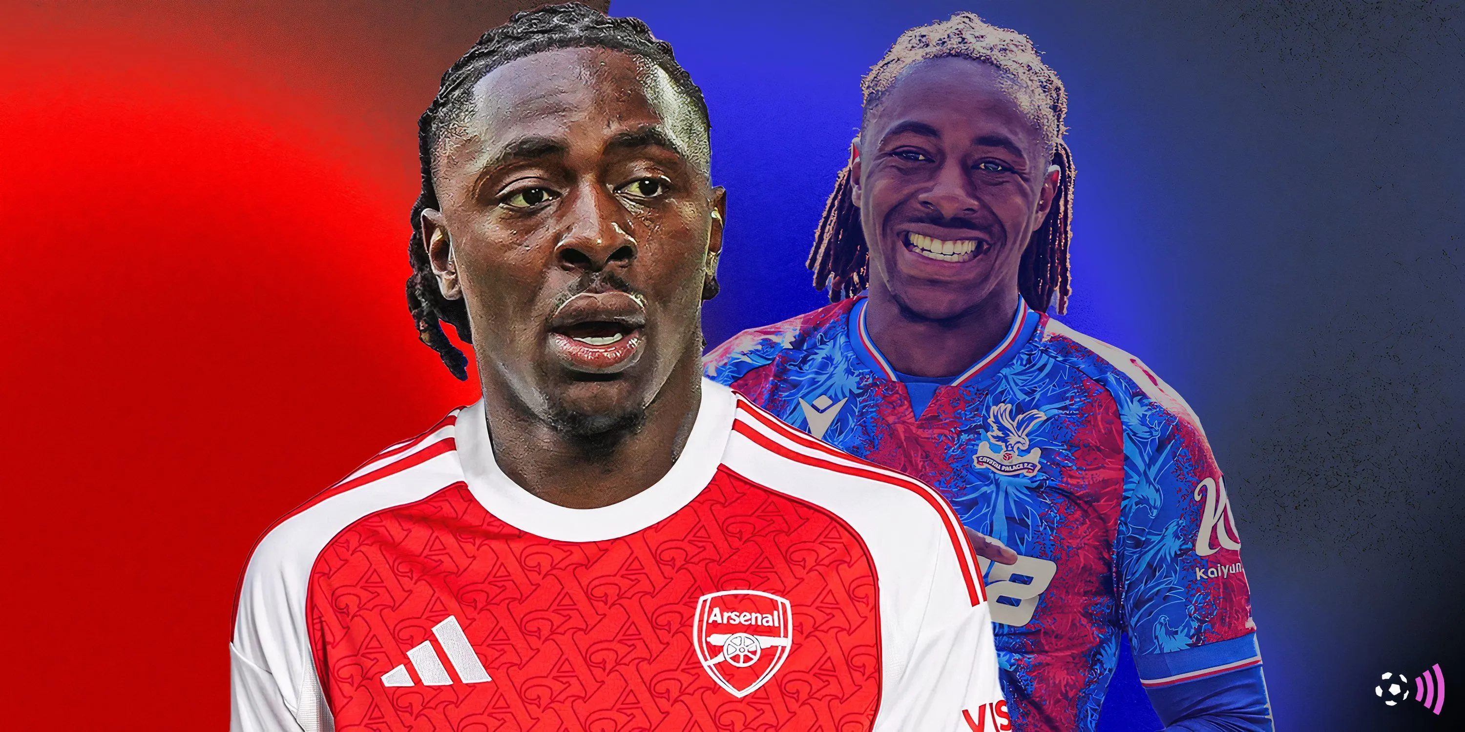 Tiền vệ Eberechi Eze của Crystal Palace trong màu áo đội tuyển Anh, mục tiêu hàng đầu của Arsenal